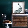 Peacock Art Stencil - Peacock Feather Design