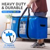 TAILI Extra Large Moving Bags, 6 Pack Blue Heavy Duty
