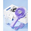 SWEETFULL Portable Misting Fan - 180° Foldable Handheld Personal Fan