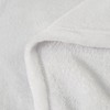 BEDELITE Fleece Blanket White Throw Blanket for Couch & Bed,