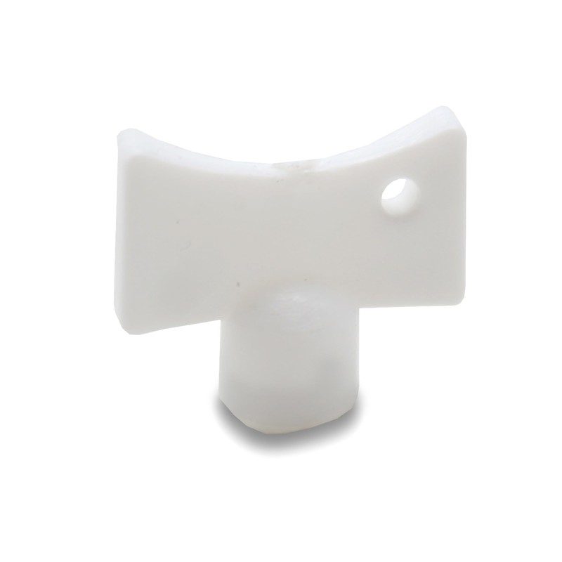 DOJA Barcelona Radiator Mounting Set 1 x 1/2 White Kit