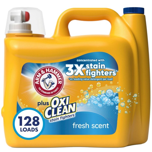Unbranded ARM & HAMMER Plus OxiClean Stain Fighters Liquid Laundry