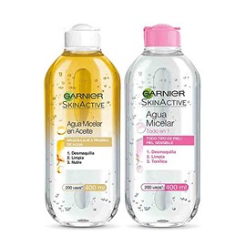 Garnier Skin Active Kit Micelar Todo en 1 y Bifásica 400ml, 869 grams, 800 mililitro
