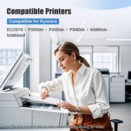 UEESLH TK 3172 TK3172 Toner Cartridge Replacement for Kyocera TK3172 TK-3172 for ECOSYS P3050dn P3055dn P3060dn M3860idn M3860idnf Printers 15,000 Pages 2 Pack