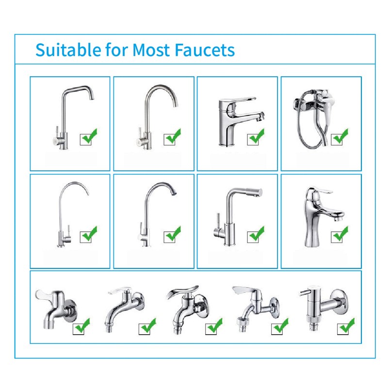 Basin Handheld Shower Kit 3-Mode Shower Head & 3-Way Diverter