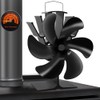MIVITOOM Log Burner Fan with 6 Blades - Wood Burning