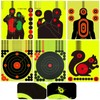 60 Sheets Reactive Shooting Target, 8 in Bullseye Reactive Shooting
