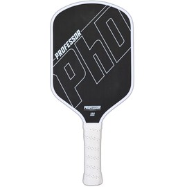 Professor PhD T700 Raw Carbon Fiber Premium Pickleball Paddle Racket - Precision Honeycomb Core - Enhanced Power & Control - USAPA Pickleball Approved