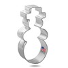 Foose Snowman Cookie Cutter 3.5 Inch –Tin Plated Steel Cookie