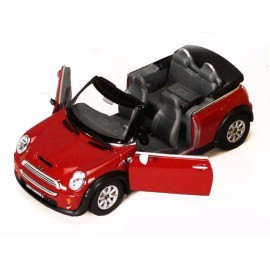 Kinsmart MINI COOPER S CONVERTIBLE DIECAST CAR BOX OF 12 1/28 SCALE DIECAST CARS ASSORTED