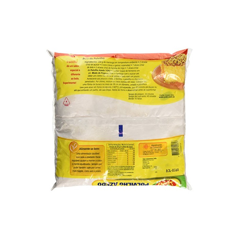 Sour Starch - Polvilho Azedo - Yoki - 17.6 (oz