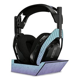 MightySkins Carbon Fiber Skin Compatible with Astro A50 Wireless Headphones + Base Station (Gen 4) - Gradient Marble | Protective, Durable Textured Carbon Fiber Finish | Easy to Apply