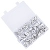 175pcs Rivet Nut Set Flat Head Aluminium Nutsert Assortment with