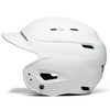 Boombah DEFCON Solid Matte Batting Helmet Sleek Profile NOSCAE White