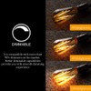 LUXON LED Edison Bulbs,Dimmable Amber Glass,Warm White 2700K,4W(40W Equivalent) Antique