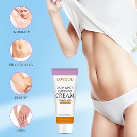 LOVOOD- Crema correctora de manchas oscuras: axilas, cuello, rodillas, codos, zonas íntimas y privadas - U