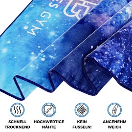 Buntes Gym ® Microfibre Towel 100 x 50 cm | Various Colours and Sizes | Compact, Lightweight and Quick Drying | Includes Pack Sack | Travel Towel for Sports, Sauna, Camping and Yoga