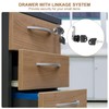 PATIKIL Cabinet Drawer Lock with Keys 2 Pcs 5/8" (16mm)