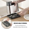 CMOISO Kitchen Sink Organiser, Sponge Holder for Kitchen Sink, Stainless