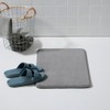 JAJU [JAJU] Plush Memory Foam Bath Mat _ 2 pcs