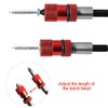 Saipor 2pcs Adjustable Screw Depth Screwdriver Bit Holder Magnetic Steel