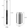 SUPRUS Electric Candle Lighter USB Type C Rechargeable Lighter Steel