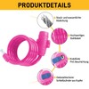 Children's Bicycle Lock, PVC Coating, Children's Bicycle Lock Waterproof and