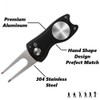 YFFSFDC Golf Fork Folding Golf Fork Repair Fork Portable Zinc