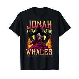 Christian Shirt for Men Jonah and Whales Funny Vintage Rock T-Shirt