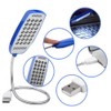 USB LED Luz Mini 28 LED Lámpara de lectura portátil
