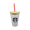 Starbucks Acrylic Cold Cup with Logo & Rim,16 oz with