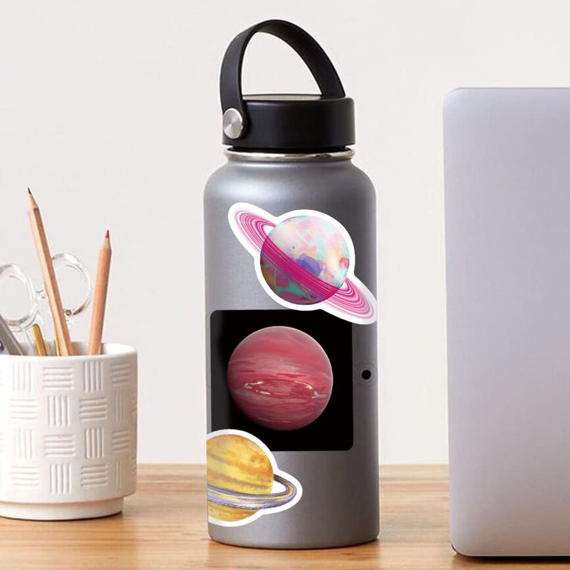 Solar System Stickers for Kids, Universe Planets Stickers, 50Pcs Outer