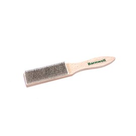 Barnwell 250mm x 40mm Hand Metal Wood Engineers File Cleaning Wire Brush Card Wooden Handle