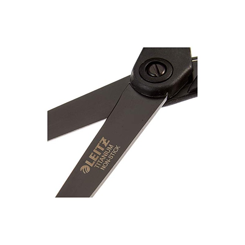 Leitz 54196095 180 mm Non Stick Titanium Scissors - Black