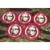 HANOI JANE FONDA URINAL TARGET STICKERS PACK OF 5 FREE
