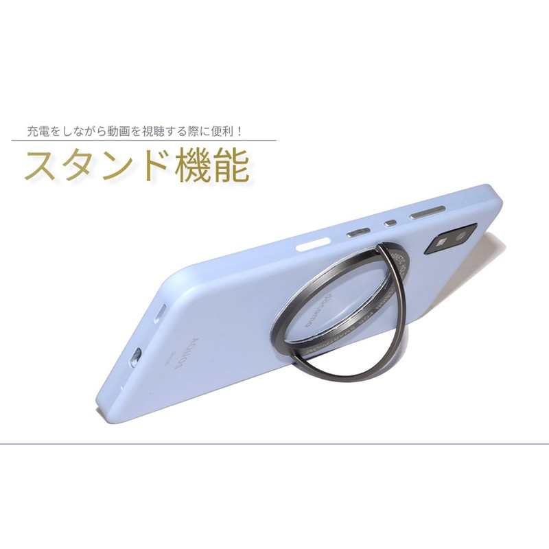 GoodsLand GD-MAGRING [Double Sided Tape] Thin Smartphone Ring, Lightweight, Round,