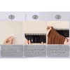 Hair Extension Holder with Suction Cup Acrylic Wig Storage Display