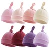 WYTbaby Pack of 8 Baby Hats Cotton Soft Children's Beanie
