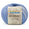 100% Organic Cotton, Multicoloured Yarn, Needles 2.5-3, Sesia Organic Bimbo, for Knitting and Crocheting (2, Multicoloured - 1631)