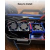 VXL-3s ESC Cooling Fan and Motor Dual Fan Compatible with