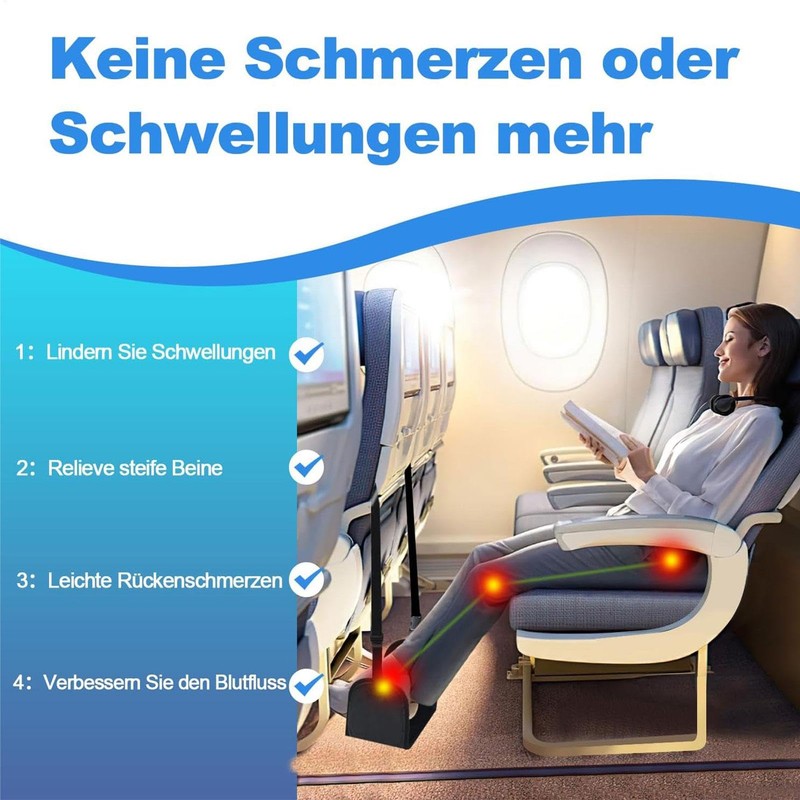 Plane Foot Hammock | Adjustable Portable Airplane Footrest - Travel