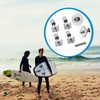 4Pcs Surfboards Fin Screw Stainless Steel Fin Bolt Kit Fin