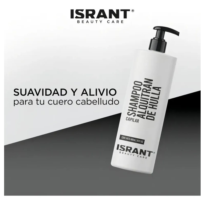 Shampoo De Alquitran De Hulla Isrant Beauty 480ml