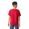 Gildan Youth Heavy Cotton T-Shirt, Style G5000B, 2-Pack, Red, Small