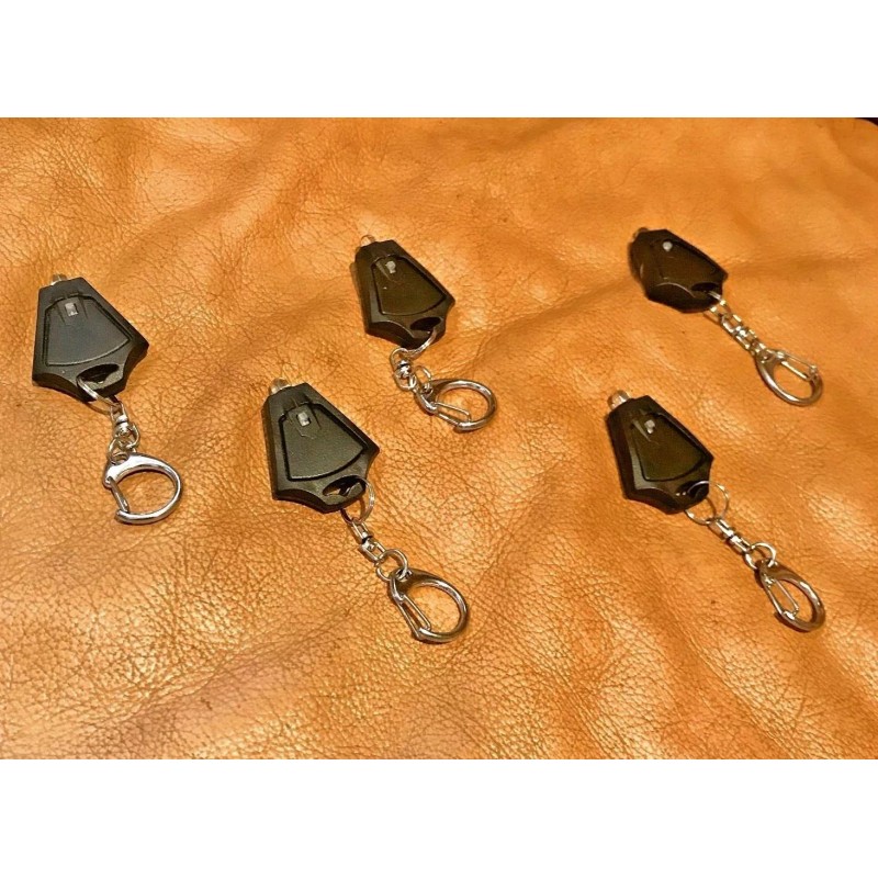 Maximus Micro Light LED Flashlight Keychain 5 Pack Super Bright