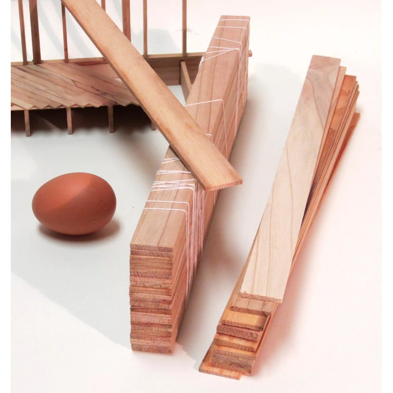 2x12's, 33 Pieces, 1:12 Scale Architectural Model Lumber, 13+" Long