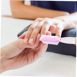 TOVINANNA 8Pcs Nail Dust Cleaning Brush Manicure Tool for Nail Art Lightweight Durable Easy to Use for Home Nail Care Includes Transparent