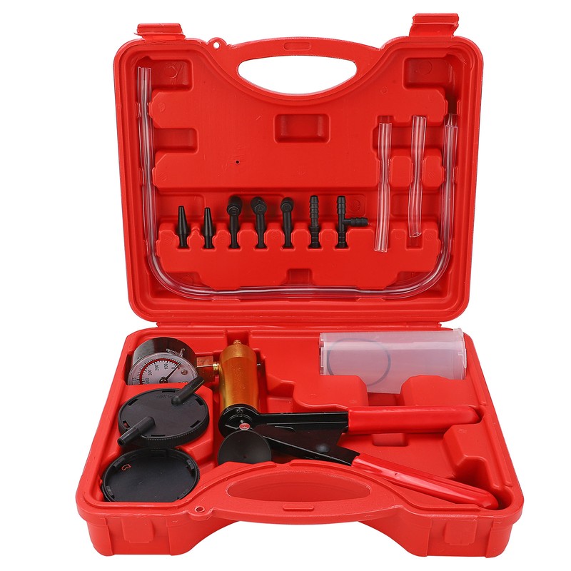 Hand Held Brake Bleeder Tester Set Bleed Kit Vacuum Pump