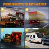 Nilight Double Bullseye Marker Light 14PCS Red Amber 10LED Rectangular