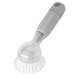 Vigar Rengo Soap Dispensing Dish Brush, Grey